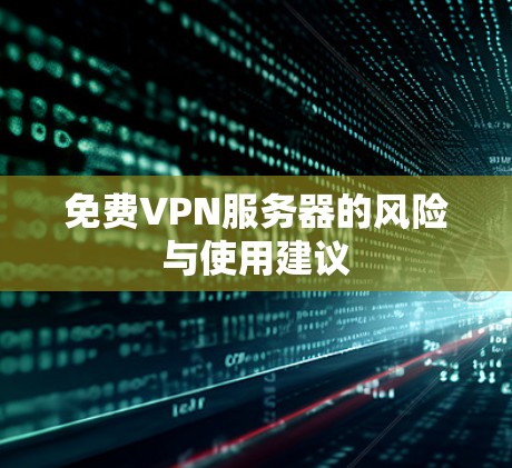 免费VPN服务器的风险与使用建议