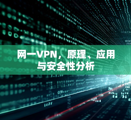网一VPN，原理、应用与安全性分析
